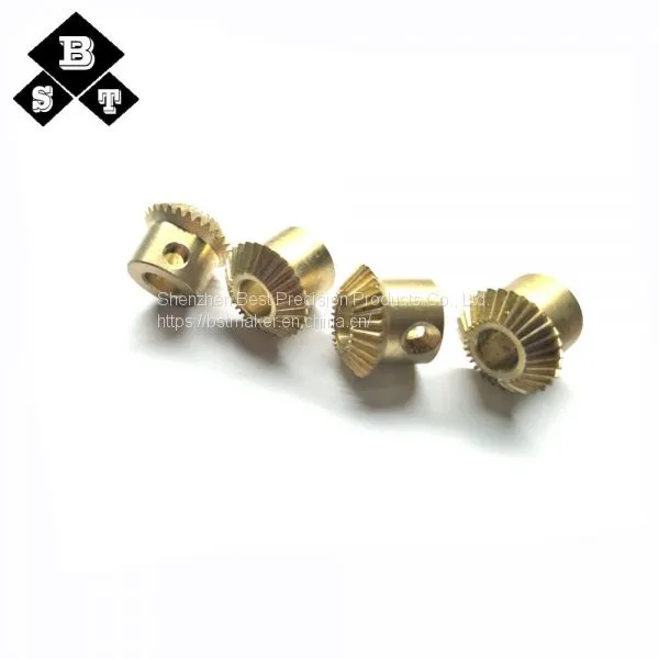 Precision Custom Brass Angular Straight Bevel Gears photo-4