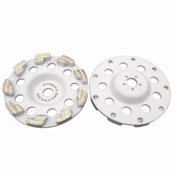 Diamond Grinding Cup Wheel on Concrete Floor of Arrow Section photo-2