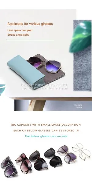 Crush-resistant and Fashionable Sunglasses Case; Women’s Portable Sunglasses Case photo-5