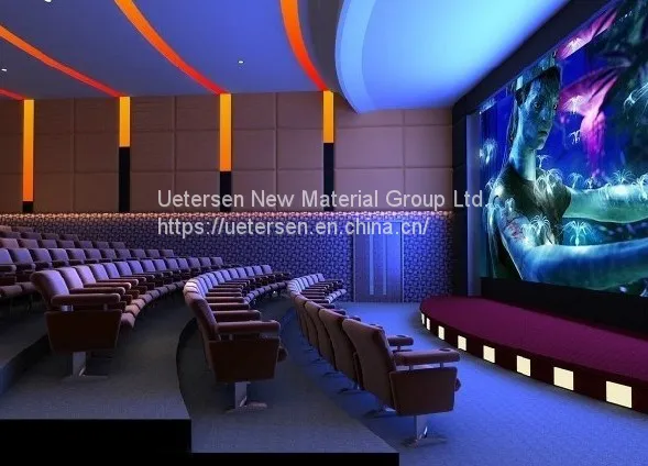 Hot Selling Hight Quality Sound Absorbing Material Fabric Sound-absorbing Glass Wool Board photo-3