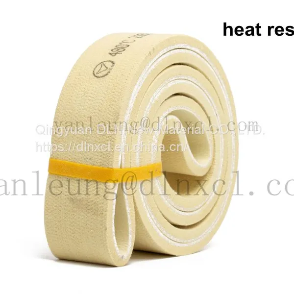 500 Degrees High Temperature Resistance Kevlar Endless Belt for Aluminium Extrusion Industry Handling System photo-5