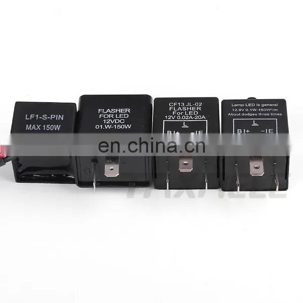 DC 12V Moto LED Turn Signal Flasher Relay Three Gear Frequency Motorcycle Adjustable Speed Flash Relay Accessaries CF13 photo-2