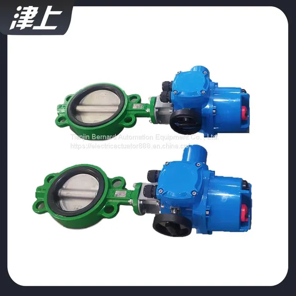 Electric Butterfly Valve Electric Actuator DN32 Smoke Ventilated Electric Actuator photo-2