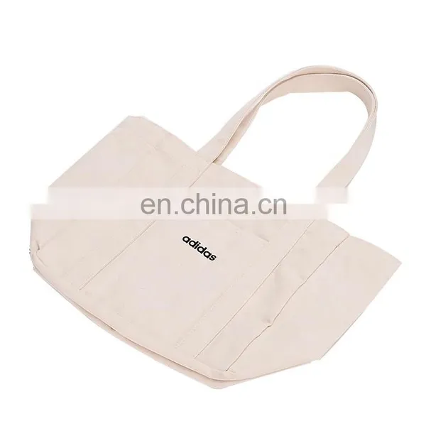 New Tote Canvas Packaging Lunch White Handbags photo-3