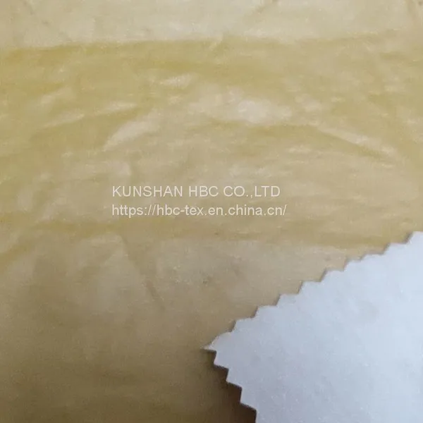 ART.EGNC-300 70%ctn,30%nylon 140gsm Wr+pearl Foam Coat+fabric Wash photo-3