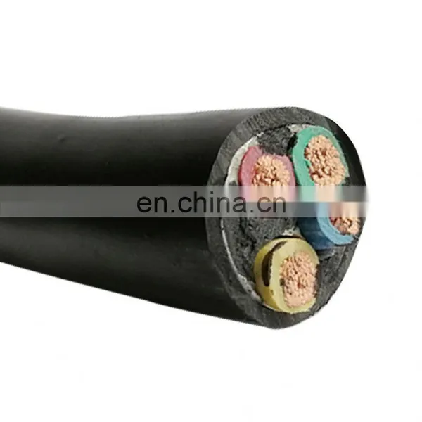3 Core Cable Rubber Jacket Sheath Insulating Profiles Coated Power Cable photo-4