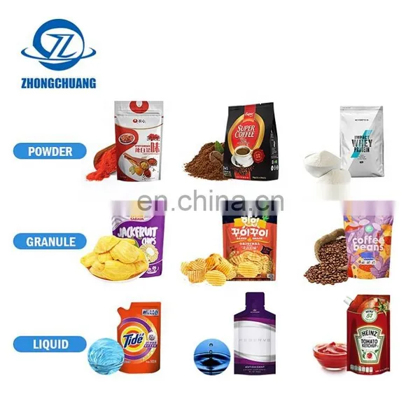 Puffed Rice Packing Molasses Package Cookies Mango Sachet Price Doypack Packaging Machine Bags photo-2