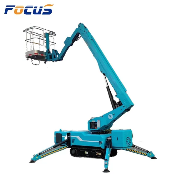 Factory Spider Lift 18m-42m Self Propelled Man Lift Aerial Electric Articulated Boom Lift Work Platform With CE ISO