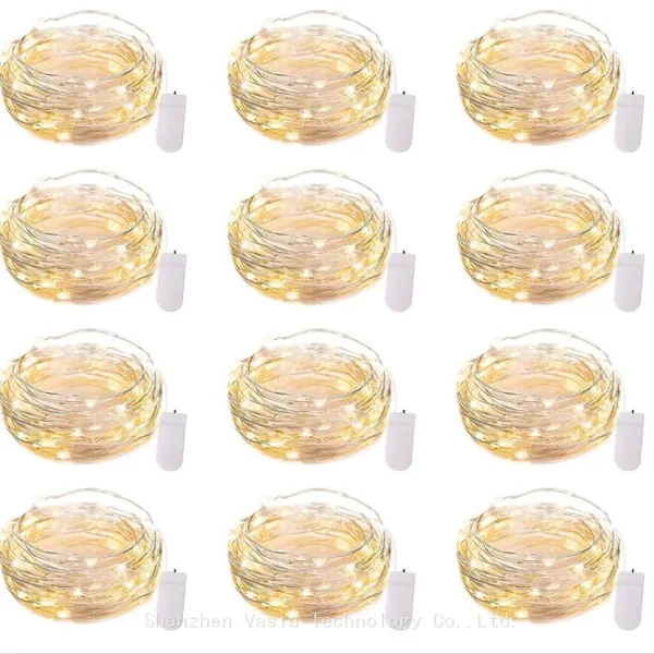 Wholesale 1M 2M 3M Battery Operated Fairy String Lights Copper Wire LED for Christmas Wedding Party Decor