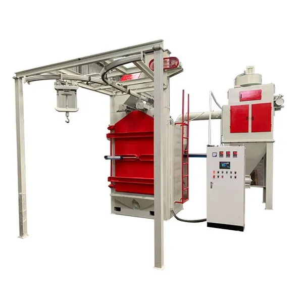 Hang up Supplier Hanger Chain Pass Through Blaster Abrator Cleaning Gas Cylinder Hook Hanging Shot Blasting Machine photo-5