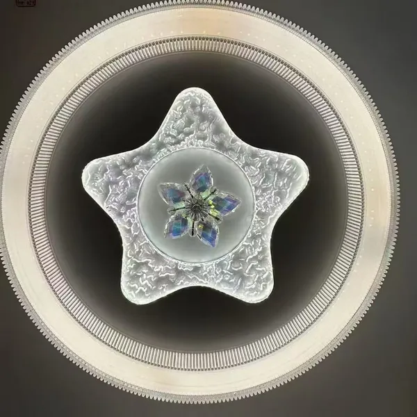 2025 Bedroom Light, Modern Minimalist LED Glass Ceiling Light, Round Nordic Creative and Personalized Study Light photo-3