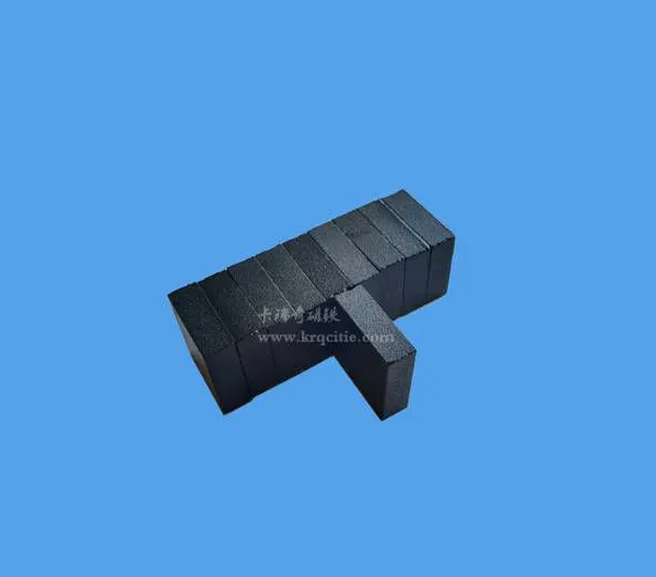 Anisotropic Ferrite Square Magnet With Baking Varnish Process, 19x19x6.35mm