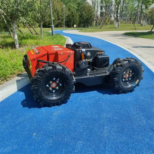 Single-Cylinder Four-Stroke 20 Inch Cutting Blade Robot Remote Control Lawn Mower photo-4
