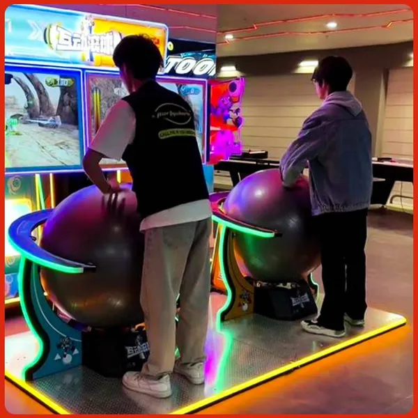 Interactive Rolling Ball in the Sports Trendy Play Hall, Digital Party, Video Game Arcade Entertainment Pushing Ball Game, Coin-operated Equipment for Large Shopping Malls photo-2