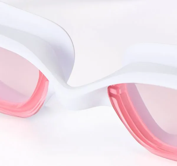 Compact Training Frame Junior Swim Goggle 3D Gasket Wide Vision Anti-Fog Uv Protected Waterproof Mirror Coating High Definition Lens photo-4