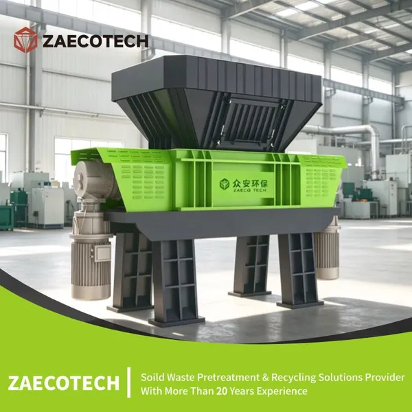 24/7 Operation High Wear-Resistant Industrial Material Shredder for Waste Management