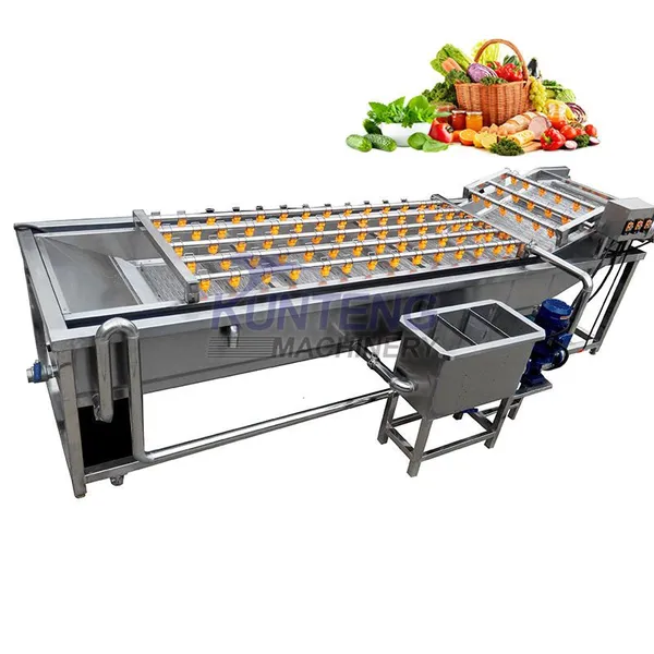 Industrial Chilli Bean Sprout Washing Machine Seeds Shrimp Bubble Cleaning Machine/for Fruit and Vegetable Washer EPC