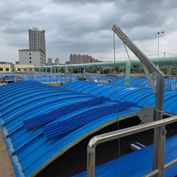 Haoqing Environmental Protection Frp Sewage Tank Cover, Arch-shaped Gas Collection Hood, Sewage Tank Capping, Corrosion-resistant, Customizable Sizes photo-2