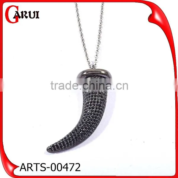 Mens Black Chain Necklaces Gay Sex Crystals Stainless Steel Spike Necklace Pendants photo-3