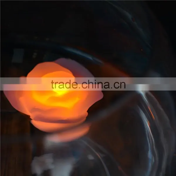 Craved Lantern Shaped Flameless Waterproof Battery Operated Led Floating Candle photo-2