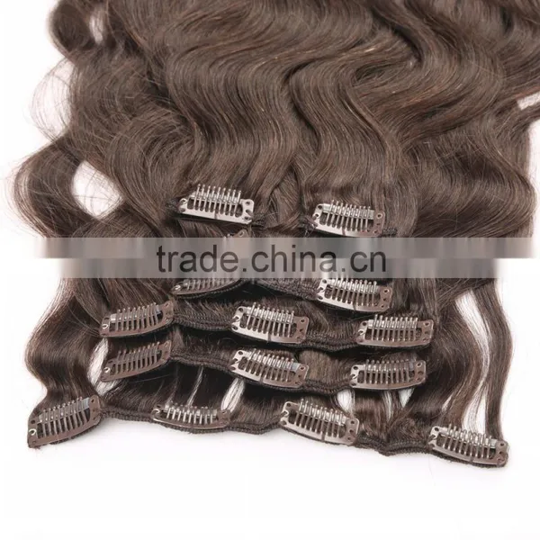 Buy Body Wave Virgin Remy Hair Extensions Clip in 7 Pieces Supplier's Choice photo-3