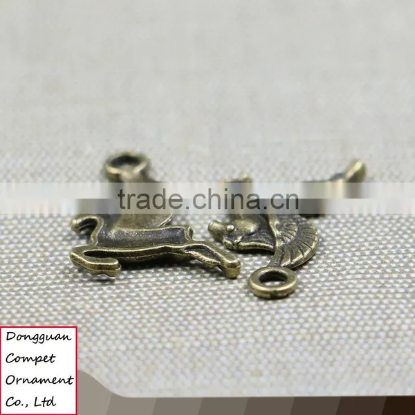 DIY Zinc Alloy Angel Wings Flying Horse Pendant photo-2