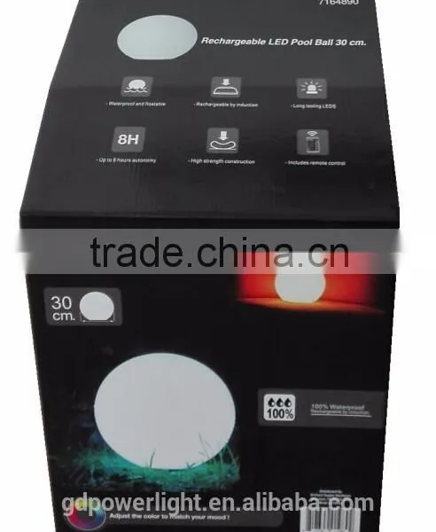 IP65 Rechargeable LED Ball 35cm With Remote Control YXF-350PA photo-5
