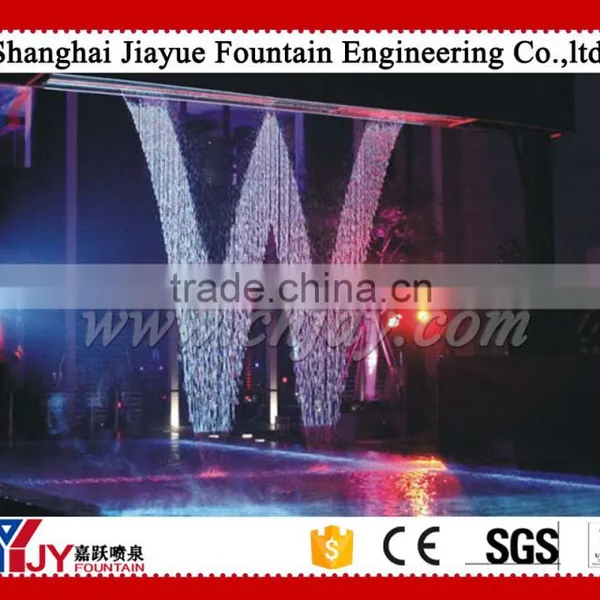 Make Digtail/graphical Water Curtain With Laser in Factory