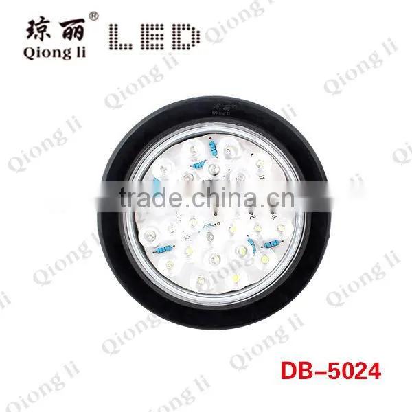 4" Round Stop Turn Tail Lamp,28leds photo-2