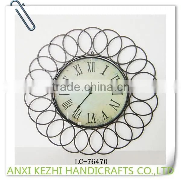 LC-89316 Metal Frame Royal Digital Office Wall Clock Home Wall Clock photo-4