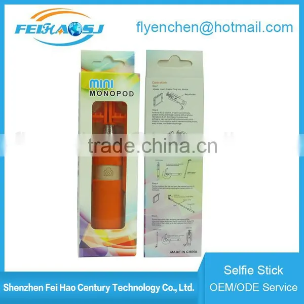 Factory Direct Sales Best Selling New 2016 Mini Selfie Stick Extendable Baton photo-2