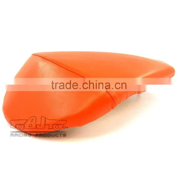 BJ-SC02-390/13 Orange Motorcycle Leather Passenger Seat Cushion Pillion For KTM DUKE 390 2013 - 2015 photo-6