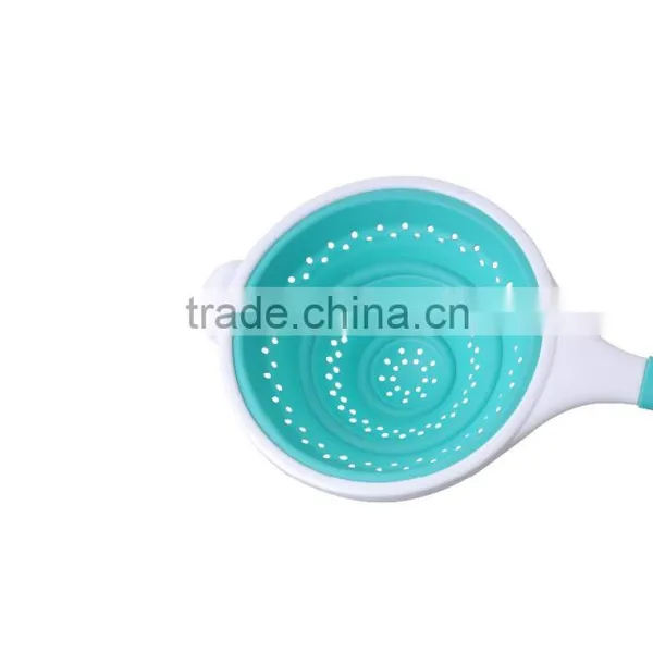 PP+Silicone 20*40.5*2 Colorful Kitchen Appliances Silicone Strainer/kitchen Strainers photo-3