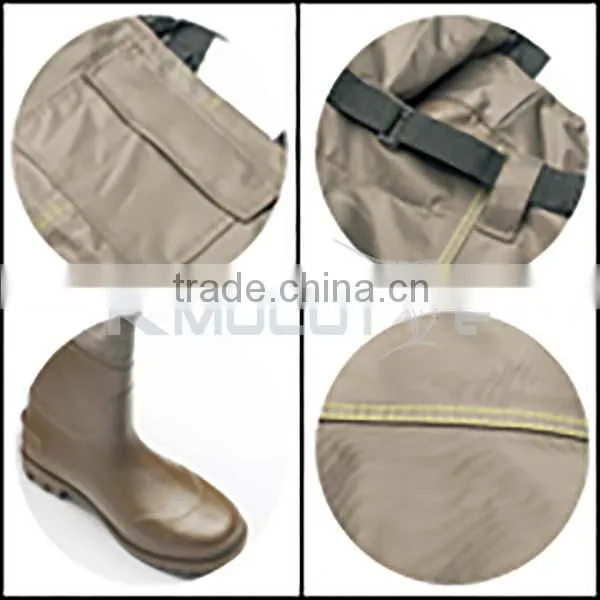 Kmucutie CHN-81250N Quality Nylon Fabric Fishing Wader Pants photo-4