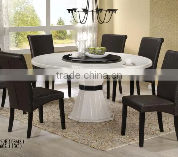 Marble Dining Table Solid Wooden Chair Table Stand