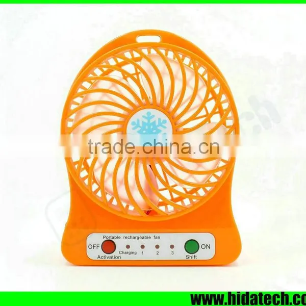 Hot Selling Powerful Wind Rechargeable Table Fan Portable Fan Hand Fan photo-2