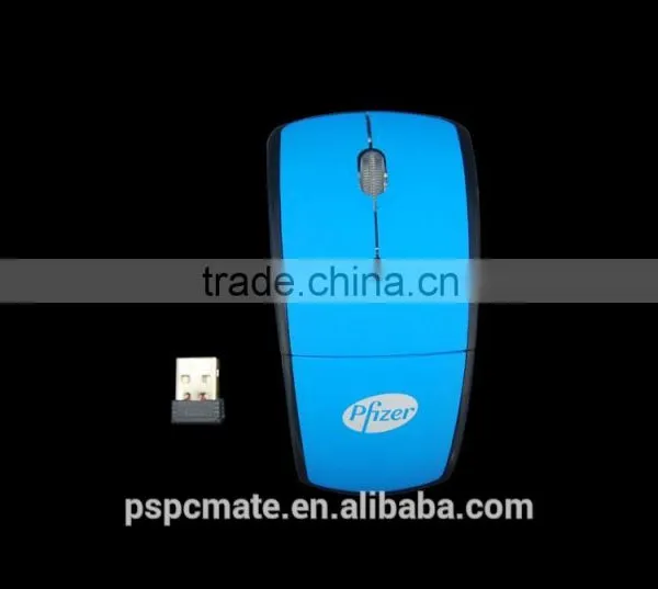 Unique Laptop 2.4G Advanced Foldable Wireless Optical Mouse for Latop photo-6