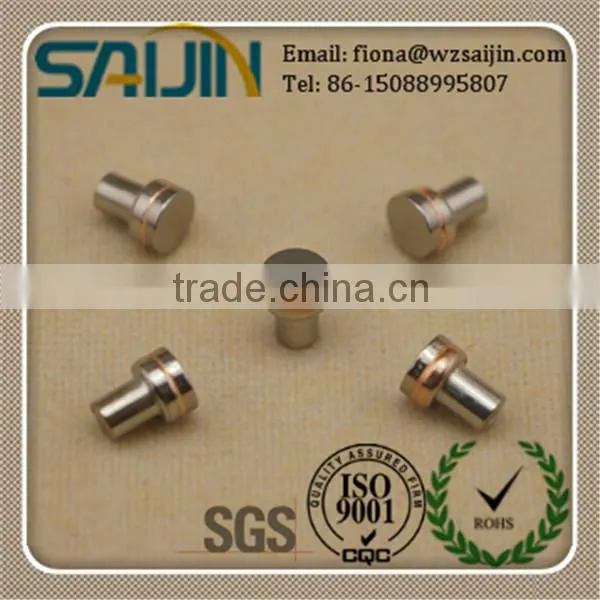 High Precision AgCdO10/Cu Domed Silver Contact Rivets for Electrical Household photo-2