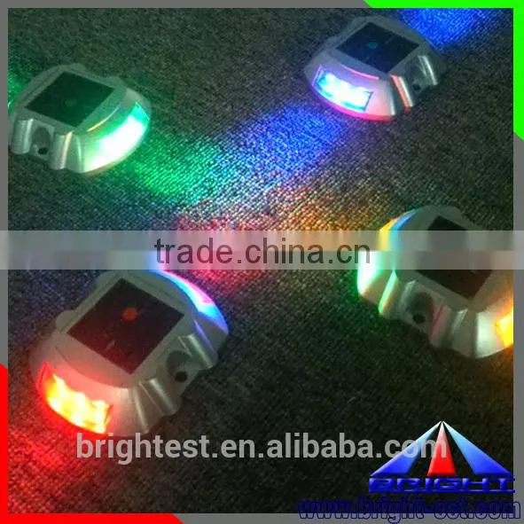 0.3wp Constant Light or Flashing Traffic Signal Lights,Full Size Solar LED Road Studs photo-2