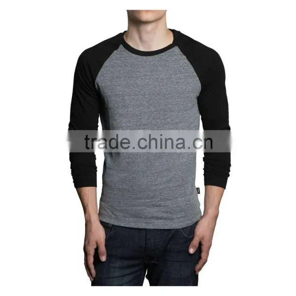 3/4 Sleeve Raglan T-shirt Customize New Design photo-3