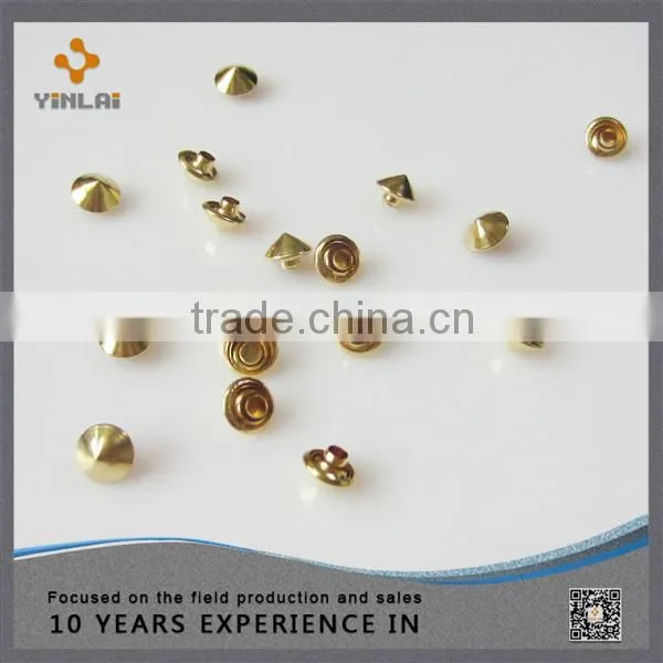 8mm Brass Steep Head Rivets for Leather photo-2