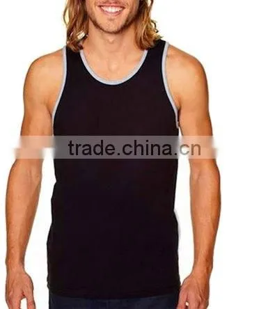 Wholesale Cotton Custom Mens Tank Top Stringer Tank Top Gym Tank Top Quality Choice photo-6