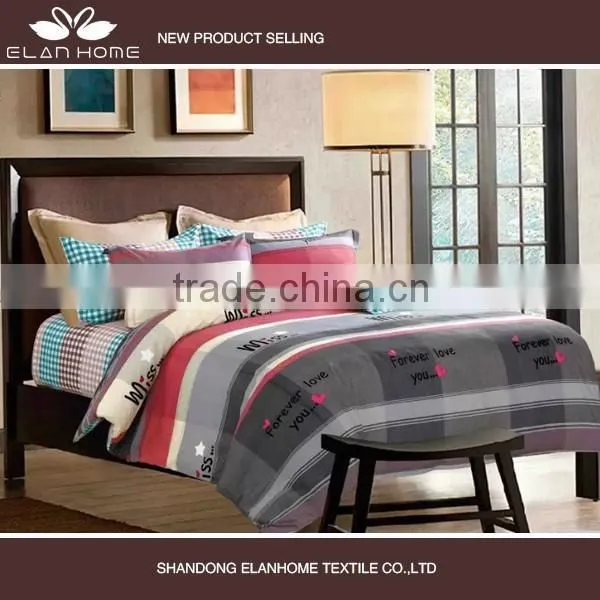 100% Cotton 128*68 40s*40s Pigment Printting Beautiful Bed Cover Set With Zipper photo-2