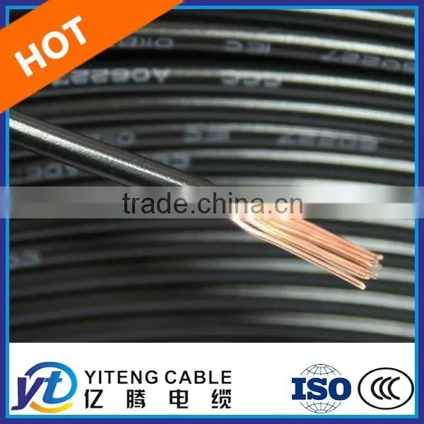 China PVC Insulated Single Core Copper Electrical Wire BVR photo-2