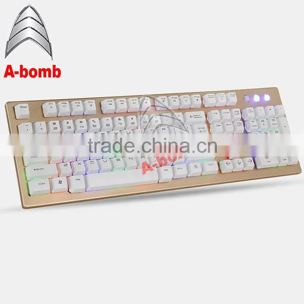2016 A-bomb Waterproof Keyboard Mechanical Gaming Computer Keyboard With LED Light photo-4
