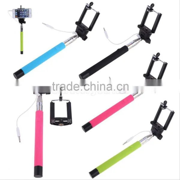 2015 Most Popular Self Take Pole Monopod Selfie Stick With Clicker photo-6