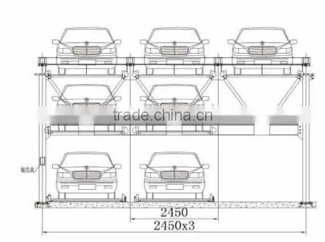 Three Layers Lift-lding Parking System photo-4