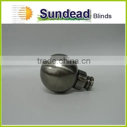 Stainless Steel Curtain Rod Accessories Curtain Wholesale Curtain for Home Decor With Different Curtain Finial Looking photo-2