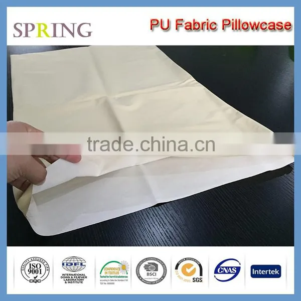 PU Coated Fabric Waterproof Pillow Shell Heat-seam for Hospital photo-6