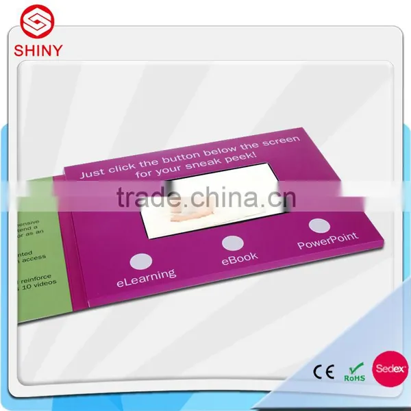 4.3inch ,5inch ,7inch Newest Lcd Video Greeting Card for Invitation,business Gift. photo-4